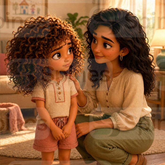 Mia and her mom