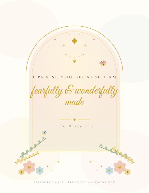 Psalm 139:14 wall art printable preview